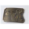 Image 4 : (2) Vintage Belt Buckles - Astro Tire P.A. - Horse shoe Western