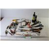 Image 1 : 2 Ton Bottle Jack - Screwdrivers - Tin Snips - Wrenches - Misc. Items