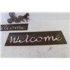 Image 3 : Metal Cut Outs - Welcome - Horse & Buggy