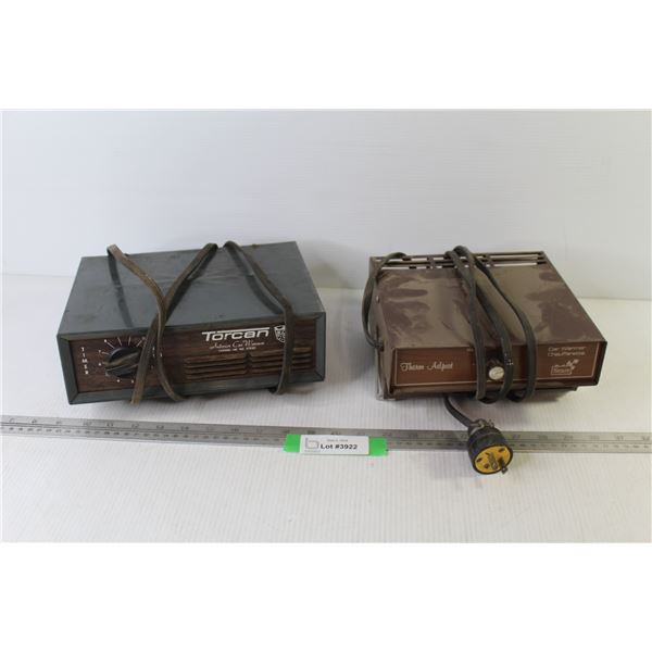 Torcan Heater (missing plug end) - Sears Car Warmer (working)