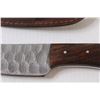 Image 3 : Damacus Style Knife w/ Sheath - 4" Blade