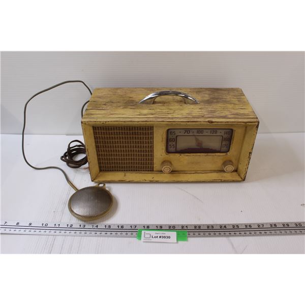 Thorcraft Vintage Radio - Untested, as is