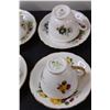 Image 3 : (6) Tea Cup Sets: Windsor, Delphine, Royal Vale, Misc.