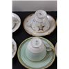 Image 3 : (6) Tea Cup Sets: Royal Vale, Staffordshire, Misc.