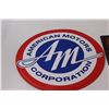 Image 2 : American Motor Co Sign & Indian Motorcycle License Plate