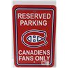 Image 2 : Montreal Canadiens Parking Sign - Plastic