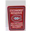 Image 3 : Montreal Canadiens Parking Sign - Plastic