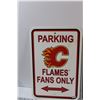 Image 2 : (2) Calgary Flames Parking Signs - Plastic