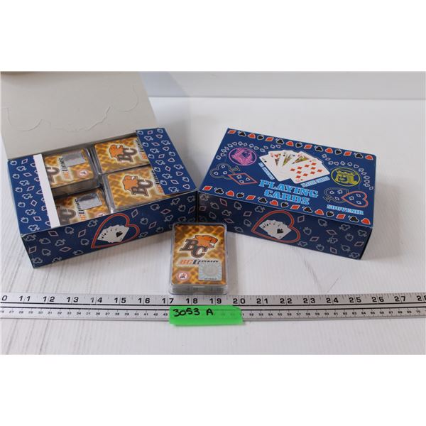 (2) Packages of 12: BC Lions Football Playing Cards