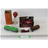 Image 1 : (2) Model Trains, Hot Wheel, Classic Memories Die Cast Cadbury Truck, Seiberling Breast Pump