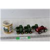 Image 1 : (5) Mini John Deere Tractors, Mini Farm Motor Tractor, Farming Gag Mug