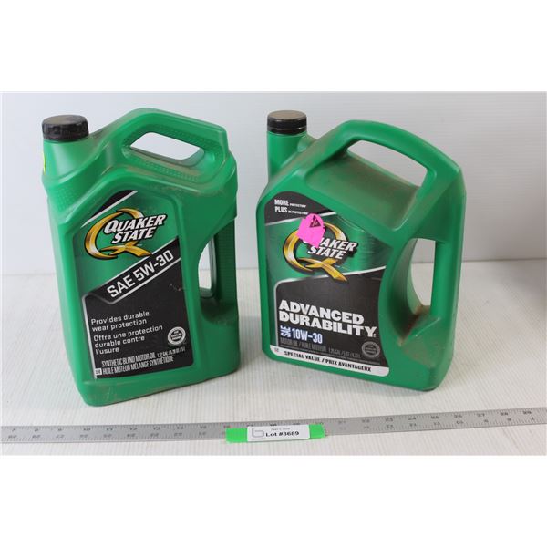 Quaker State Advanced Durability SAE 10W-30 Car Motor Oil, Quaker State SAE 5W-30 Car Motor Oil