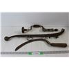 Image 1 : Horse Hame  26", Sickle, Hand Drill