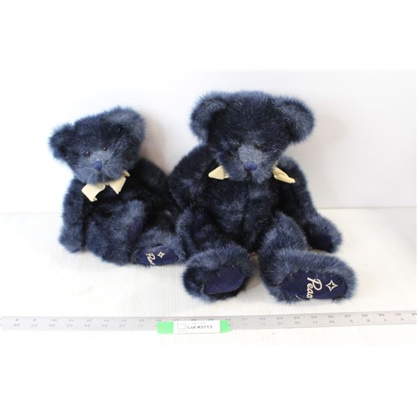 (2) Peace Teddy Bears