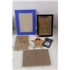 Image 3 : Assorted Picture Frames, Steel Pull Bar, Painted Wooden Blocks