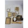 Image 5 : Assorted Picture Frames, Steel Pull Bar, Painted Wooden Blocks