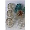 Image 3 : (15) Glass Insulators, (20) Railway Lamp Chimneys