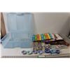 Image 1 : Assorted Gift Bags, Assorted Gift Cards, Assorted Gift Giving Items, (7) Rolls of Ribbon, Plastic Co