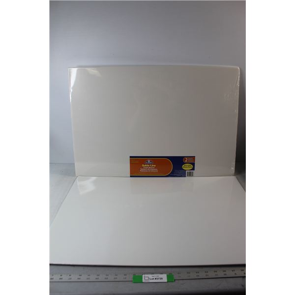 Studio Dry-Erase Board, Pack of 2 Elmers Guide-Line Foam Board - Both 30" x 20"