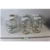 Image 1 : (6) Glass Jars with Lids