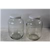 Image 4 : (6) Glass Jars with Lids