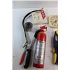 Image 4 : Dry Chemical Fire Extinguisher, (4) Mastercraft Clamps, Suspension Strap and Assorted Items