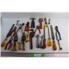Image 1 : (5) File Tools, Wire Stripper, Adjustable Wrench and Assorted Tools
