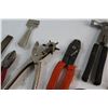 Image 6 : (5) File Tools, Wire Stripper, Adjustable Wrench and Assorted Tools