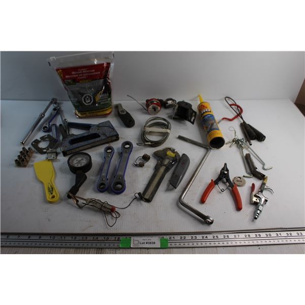 FastSet Repair Mortar, Compression Tester, Concrete Fix, Stapler and Assorted Items