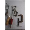 Image 3 : (3) C - Clamps, Gear Puller and Assorted Items