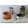 Image 1 : Ceramic Pot, HDX Floor Register - 3" x 10", Rival Little Dipper Electric Stoneware Server - Tested W