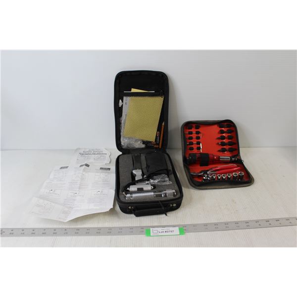 Justin Case Car Safety Kit, Compact Screw Driver Set With Sockets and Allen Keys