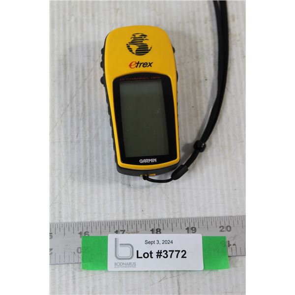 Etrex 12 Channel GPS - Tested Turns On