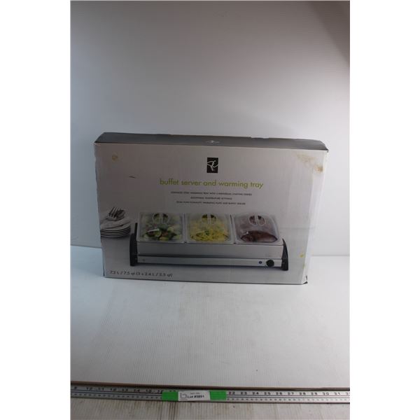 Presidents Choice Buffet Server and Warming Tray - Untested