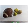 Image 1 : Wilson American Football, (3) Baseballs and Golf Ball
