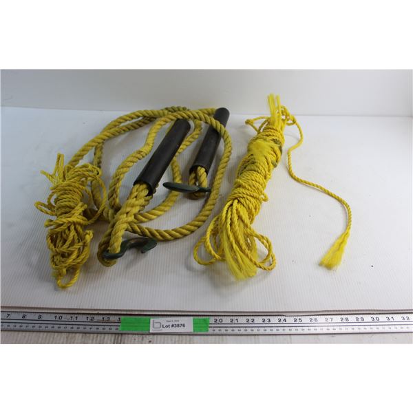 Tow Rope and (2) Assorted Ropes - Length Unknown