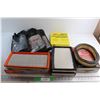 Image 1 : (3) Assorted Air Filters, Window Insulator Kit and (3) Empty Parts Bags