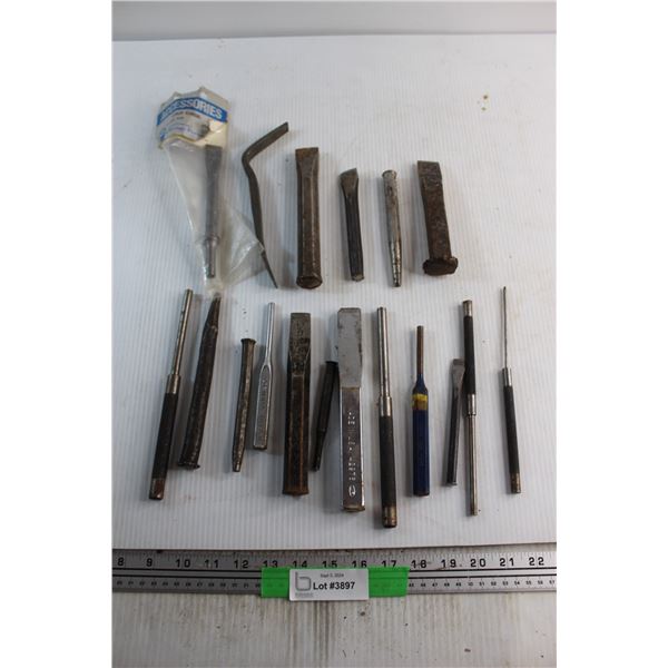 Assorted Round Files and Chisels