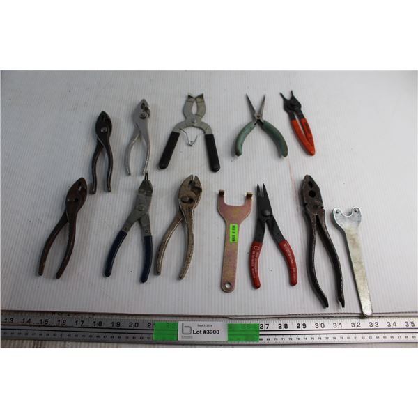 Retaining and Assorted Pliers and Assorted Tool