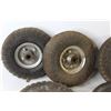 Image 4 : (5) 10" Utility Wheels ( some rims rusty & damaged)