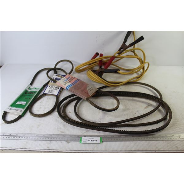 (6) Fan Belts - Booster Cables