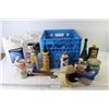 Image 1 : Plastic Crate - Varsol - Antifreeze - Funnels - Turtle Wax - Automotive Products
