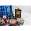Image 4 : Plastic Crate - Varsol - Antifreeze - Funnels - Turtle Wax - Automotive Products