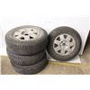 Image 1 : *(4) Tires on 5 Bolt Rim (215/70R15)