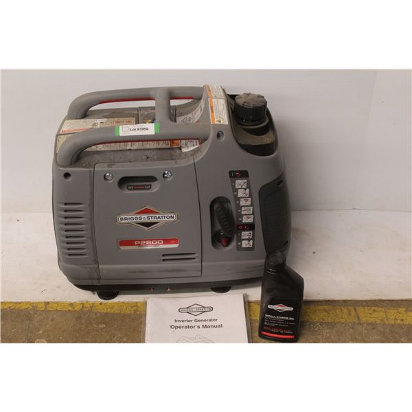 *Briggs& Stratton Inverter Generator P2200 (Used Very Little)