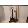 Image 1 : *(3) Shovels - Ice Chippers - Wooden Handle