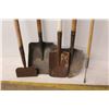 Image 3 : *(3) Shovels - Ice Chippers - Wooden Handle