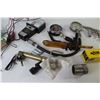 Image 6 : Dwell Tachometer Tester - Air Nozzle - (2) Compression Gauges - Misc. Automotive Hardware
