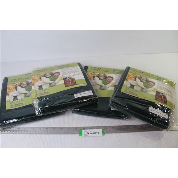 (4) Portable Seat Protectors (brown - NIB - 22" x 21")