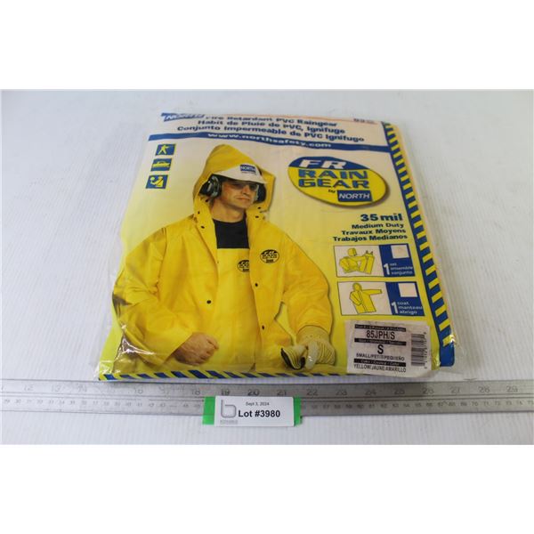 North Fire Retardant PVC Rain Gear Set (NIB)
